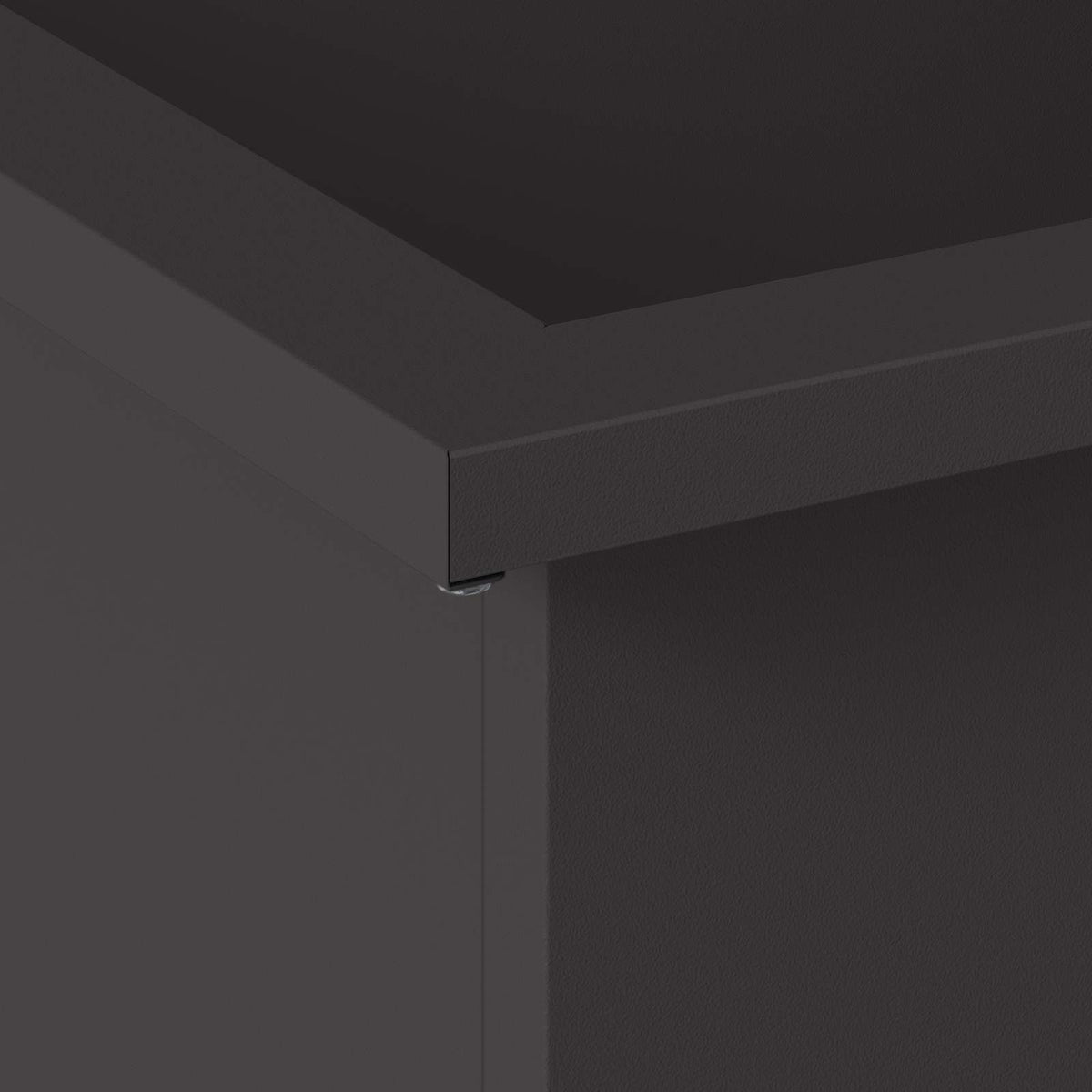 Plantenbak met led Zwart 30 x 40 x 30 cm Staal