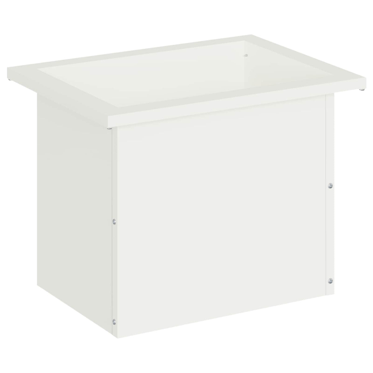 Plantenbak met led Wit 30 x 40 x 30 cm Staal