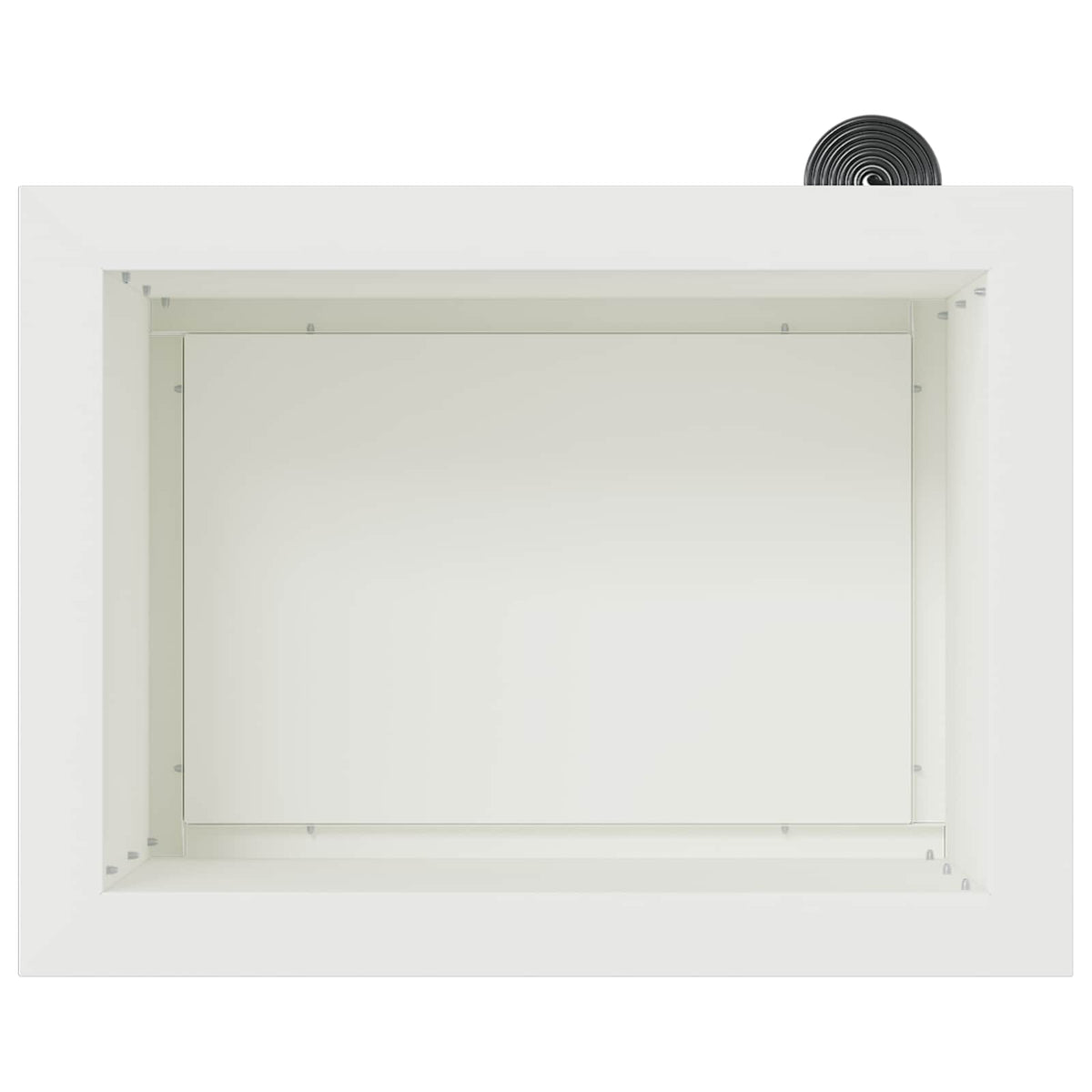 Plantenbak met led Wit 30 x 40 x 30 cm Staal