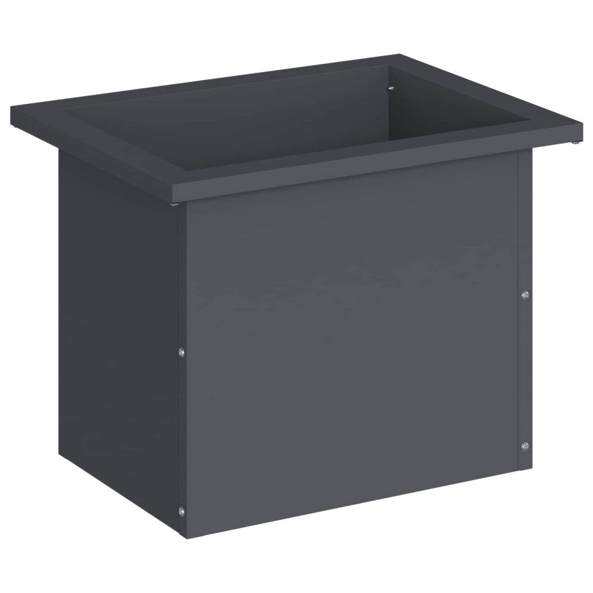 Plantenbak met led Antraciet 30 x 40 x 30 cm Staal
