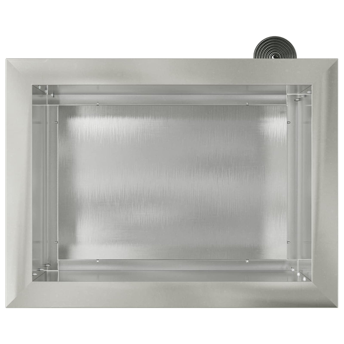 Plantenbak met led zilver 30 x 40 x 30 cm Roestvrij staal