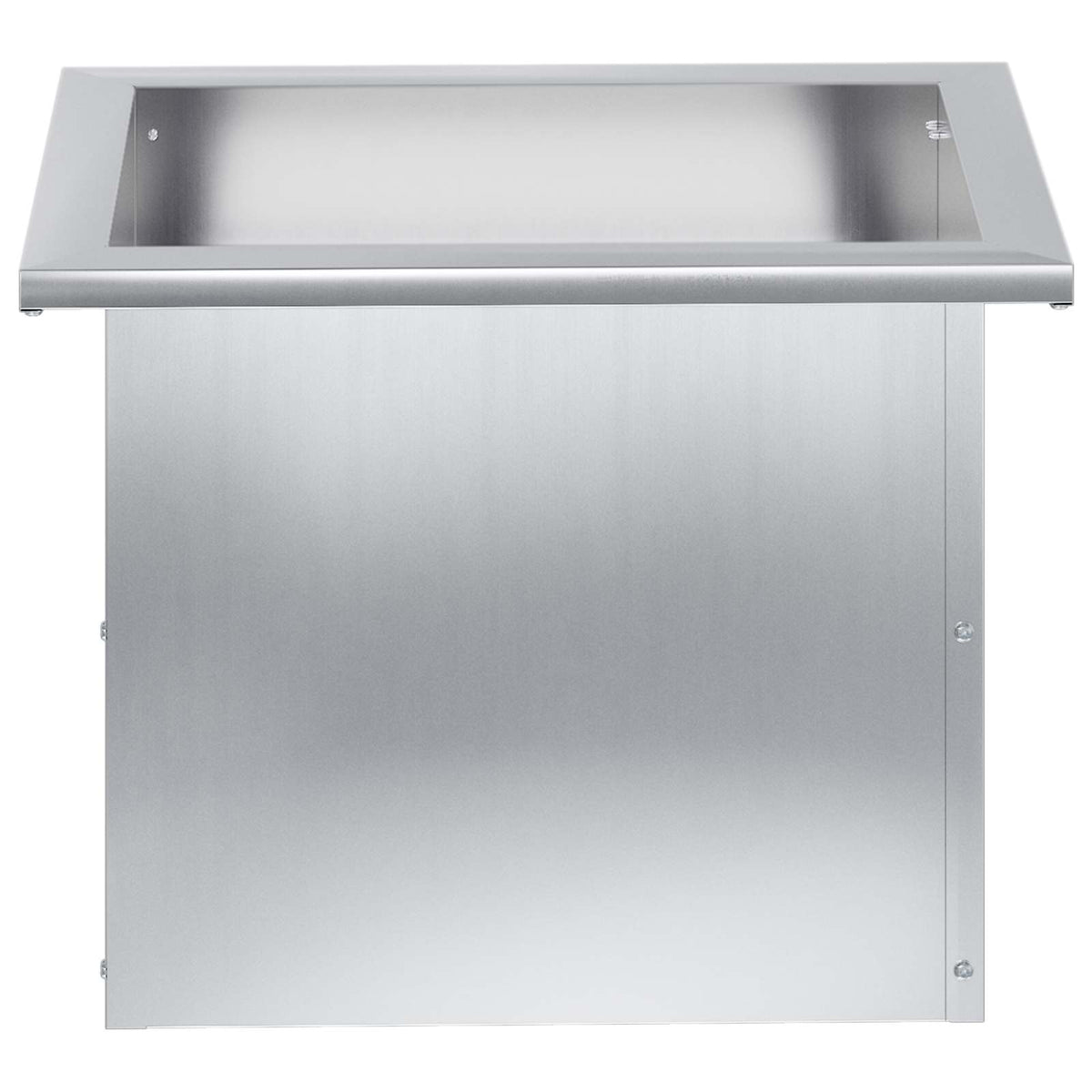 Plantenbak met led zilver 30 x 40 x 30 cm Gegalvaniseerd staal