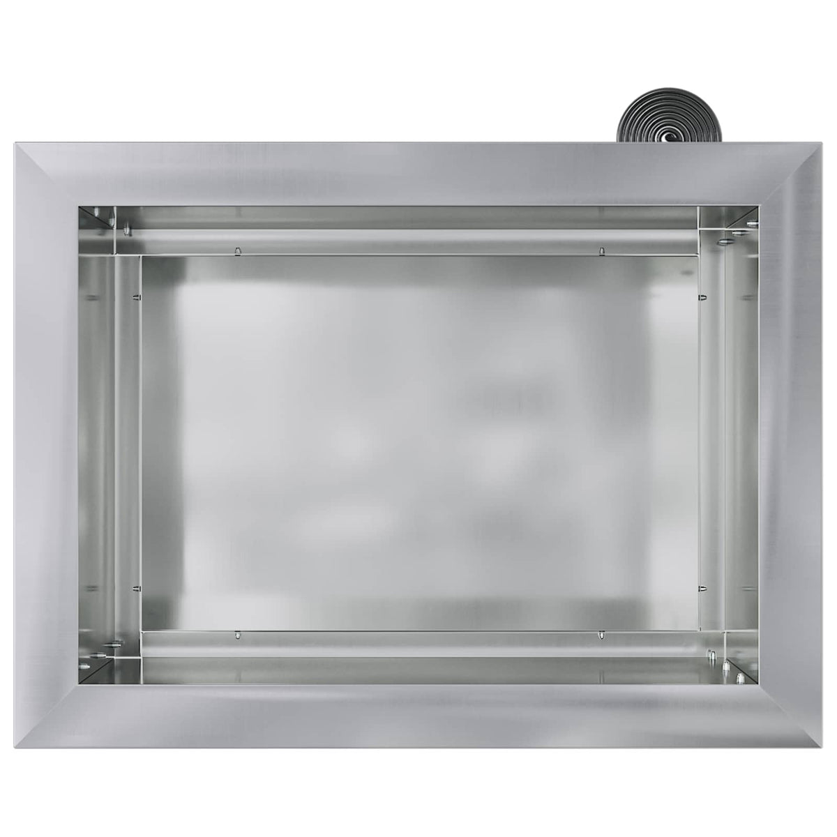 Plantenbak met led zilver 30 x 40 x 30 cm Gegalvaniseerd staal