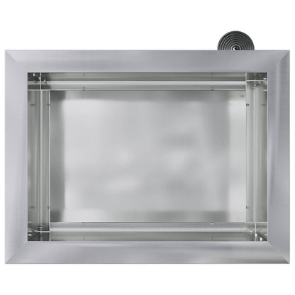 Plantenbak met led zilver 30 x 40 x 30 cm Gegalvaniseerd staal