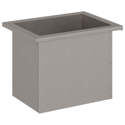 Plantenbak met led Roestkleurig 30 x 40 x 30 cm weervast staal