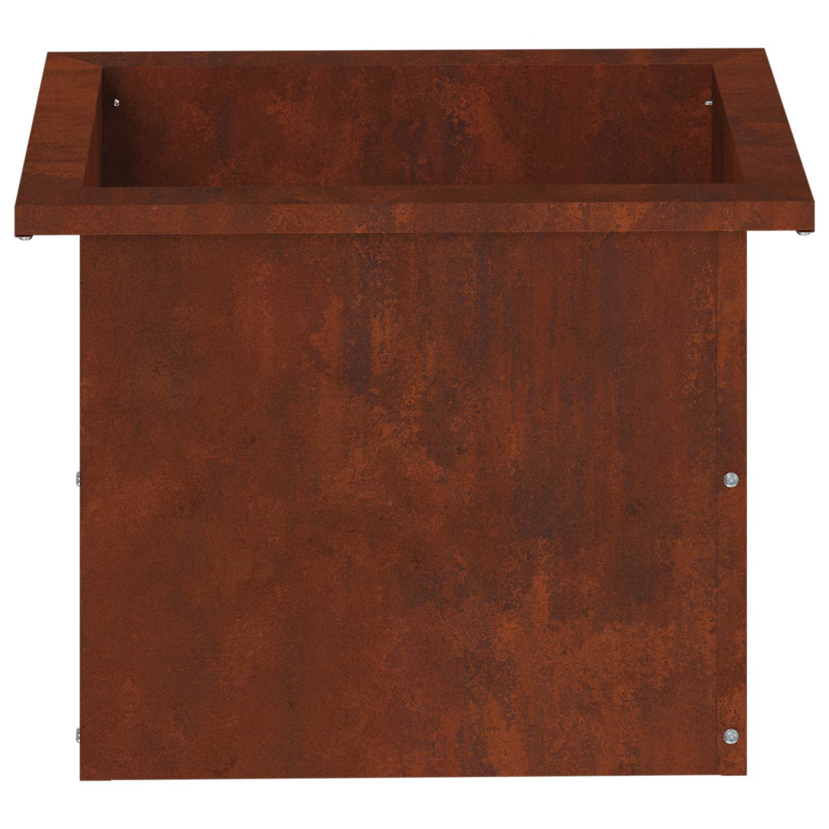 Plantenbak met led Roestkleurig 30 x 40 x 30 cm weervast staal