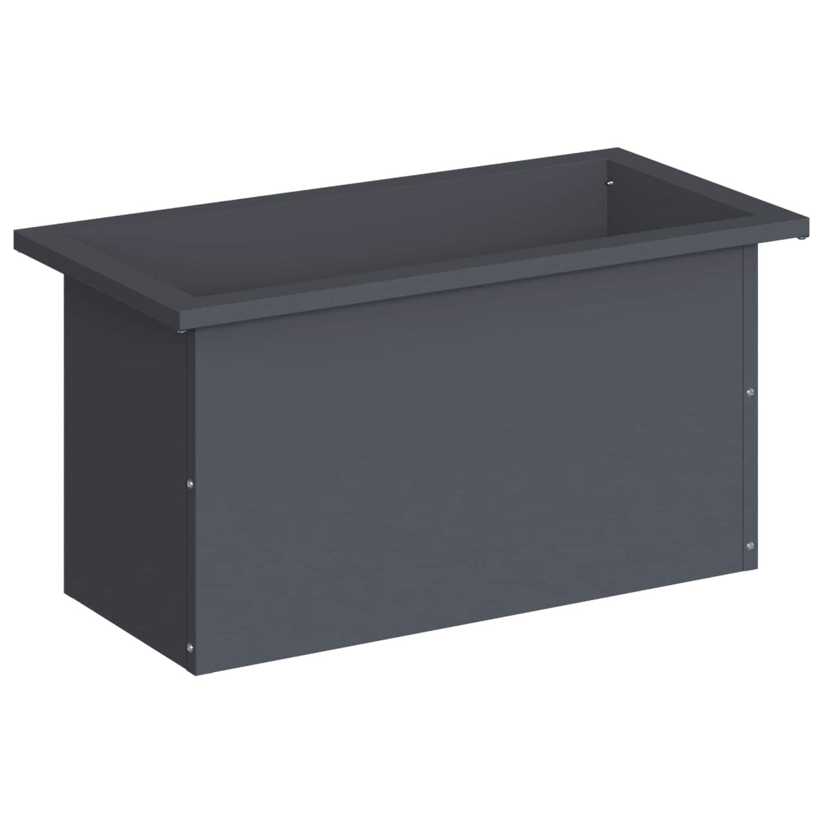 Plantenbak met led Antraciet 30 x 60 x 30 cm Staal