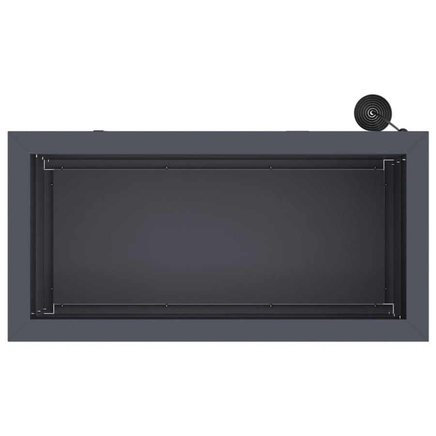 Plantenbak met led Antraciet 30 x 60 x 30 cm Staal