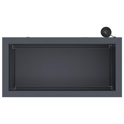 Plantenbak met led 2 st Antraciet 30 x 60 x 30 cm Staal