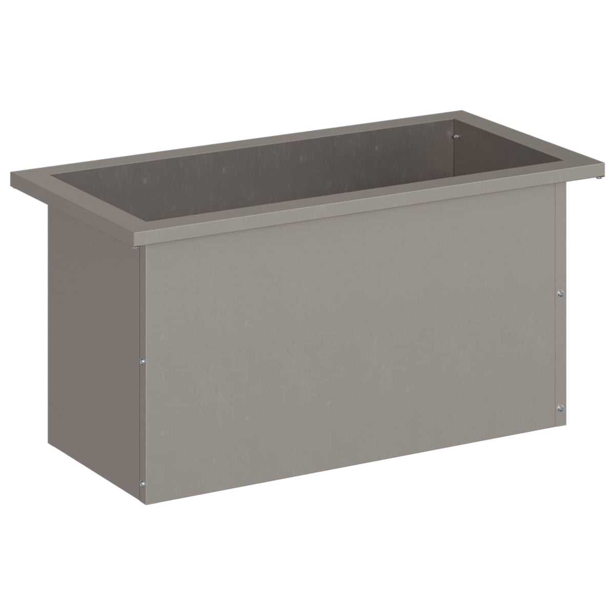 Plantenbak met led Roestkleurig 30 x 60 x 30 cm weervast staal