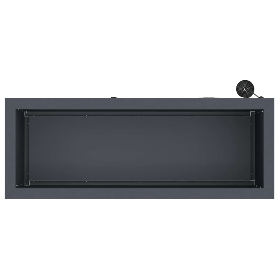 Plantenbak met led Antraciet 30 x 80 x 30 cm Staal