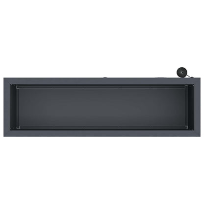 Plantenbak met led Antraciet 30 x 100 x 30 cm Staal