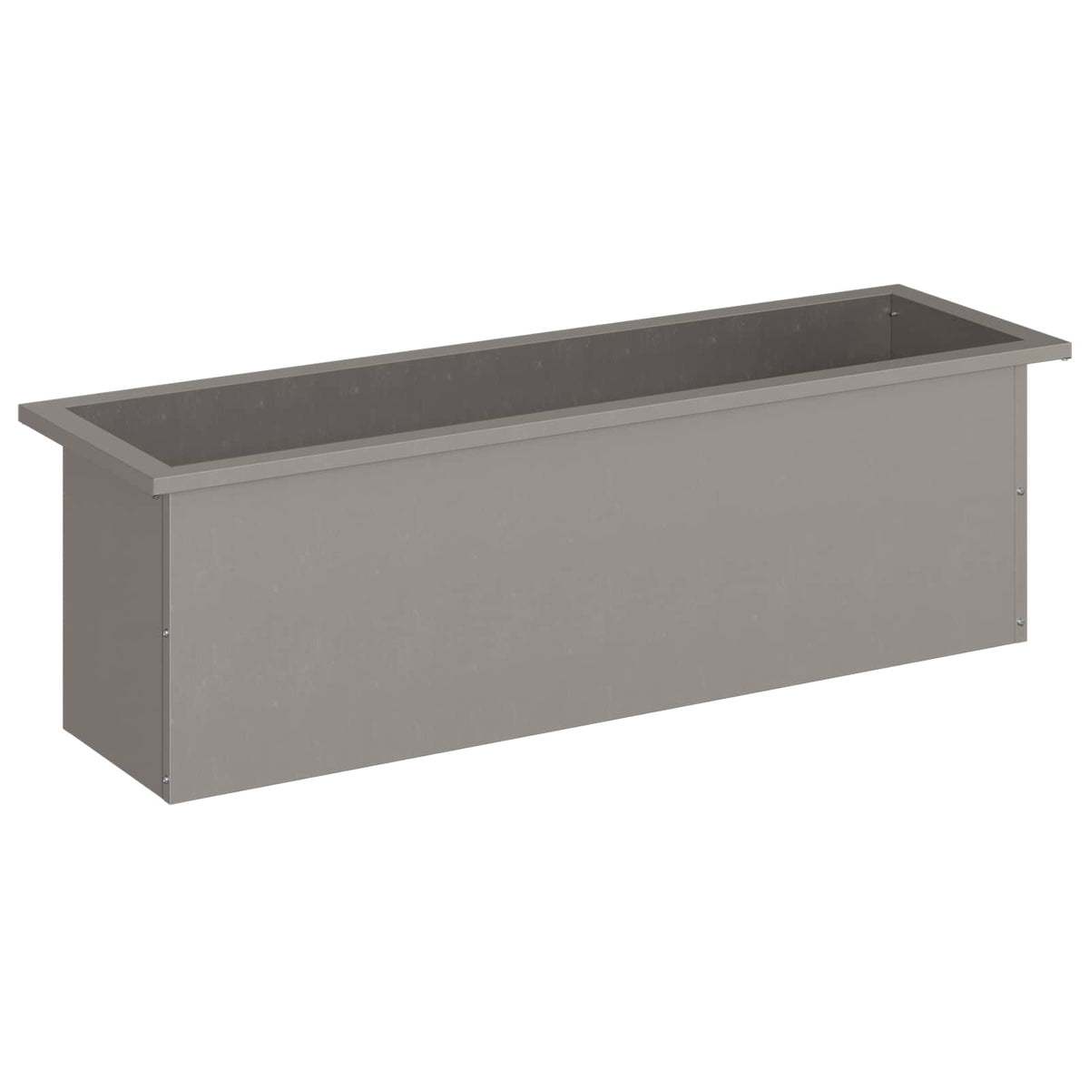 Plantenbak met led Roestkleurig 30 x 100 x 30 cm weervast staal