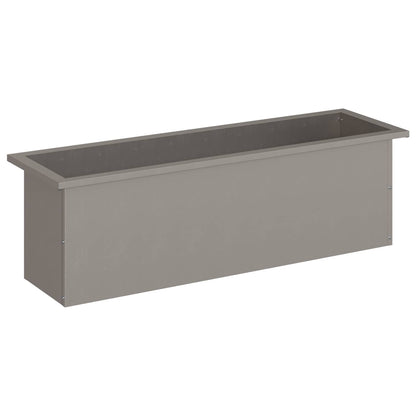 Plantenbak met led Roestkleurig 30 x 100 x 30 cm weervast staal