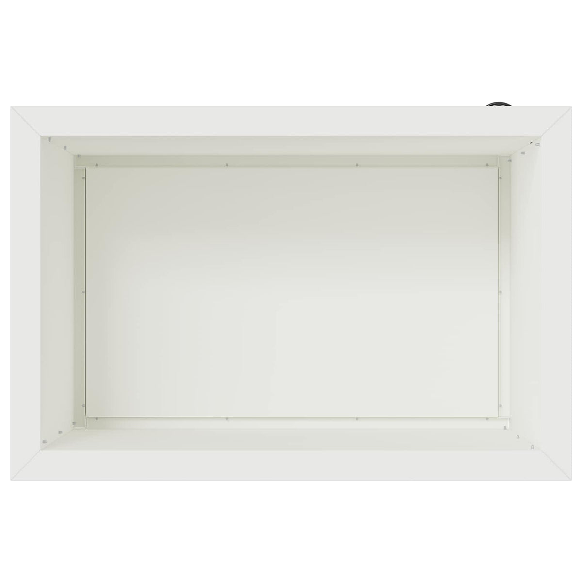 Plantenbak met led Wit 40 x 60 x 40 cm Staal