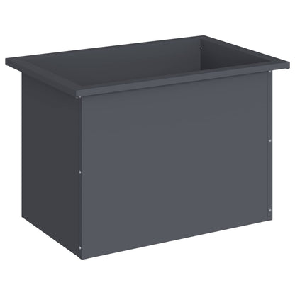 Plantenbak met led Antraciet 40 x 60 x 40 cm Staal