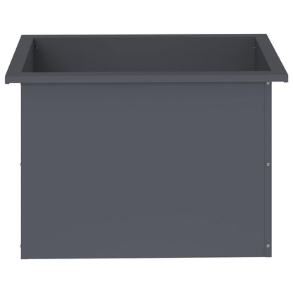 Plantenbak met led Antraciet 40 x 60 x 40 cm Staal