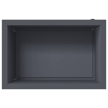 Plantenbak met led Antraciet 40 x 60 x 40 cm Staal