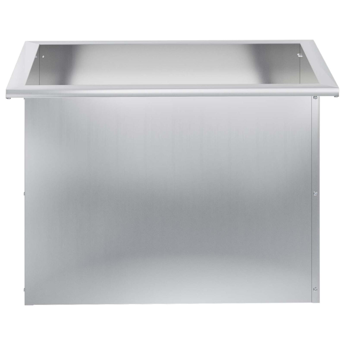 Plantenbak met led zilver 40 x 60 x 40 cm Gegalvaniseerd staal