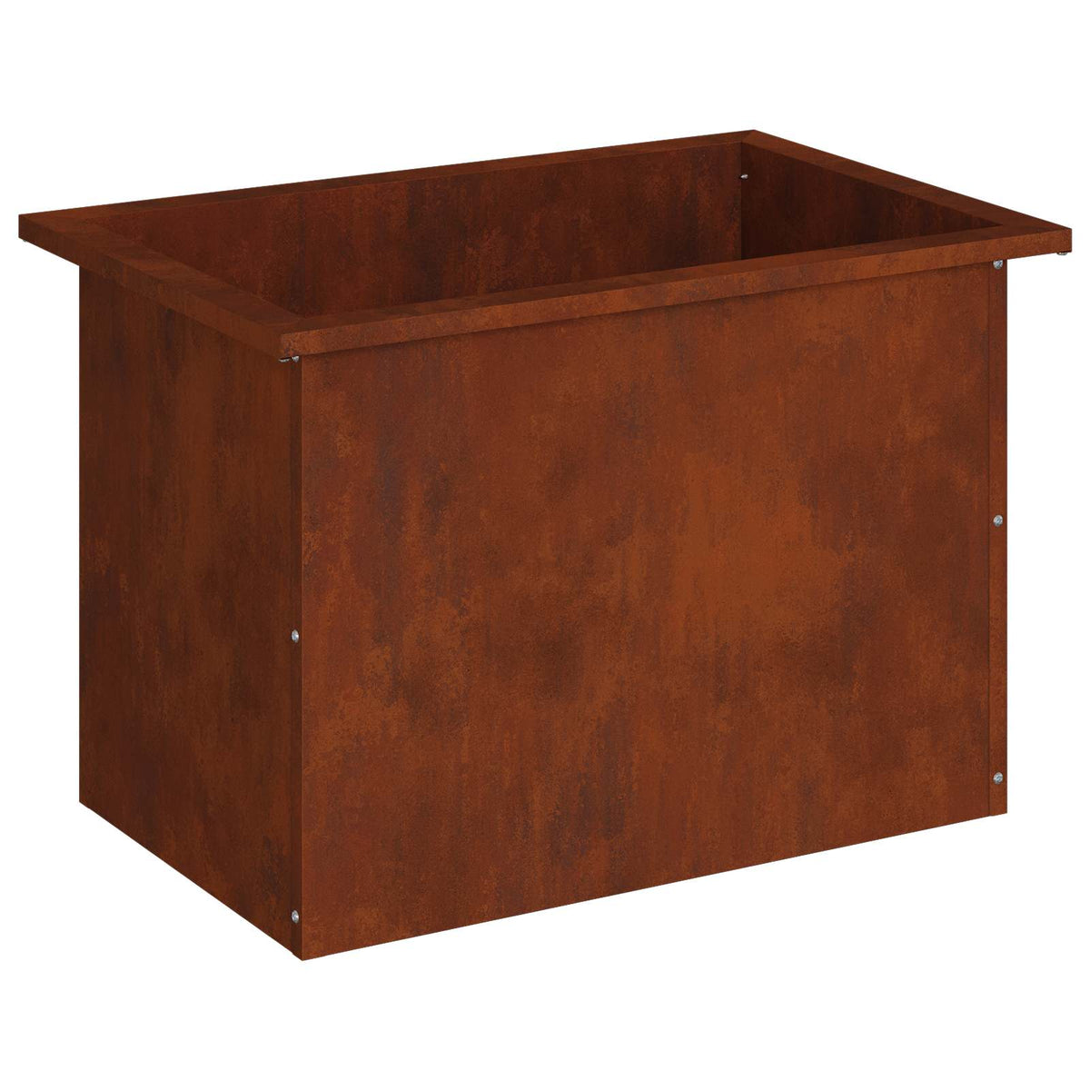 Plantenbak met led Roestkleurig 40 x 60 x 40 cm weervast staal