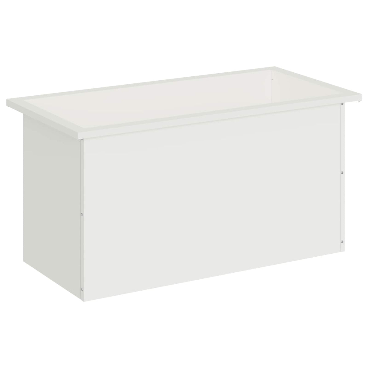 Plantenbak met led Wit 40 x 80 x 40 cm Staal