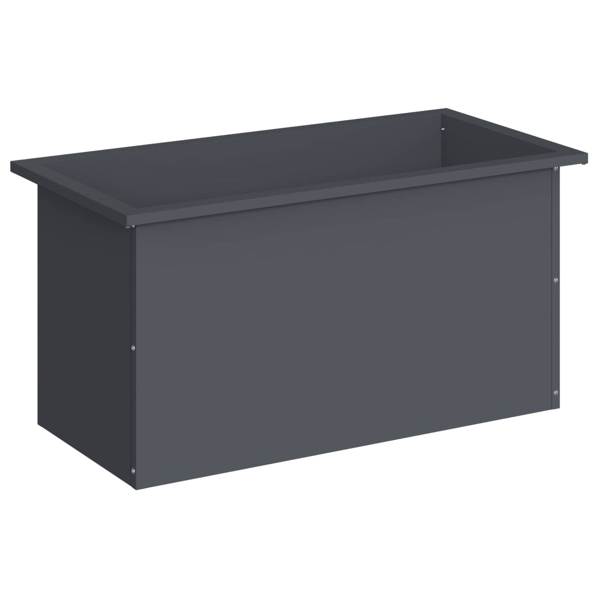 Plantenbak met led Antraciet 40 x 80 x 40 cm Staal