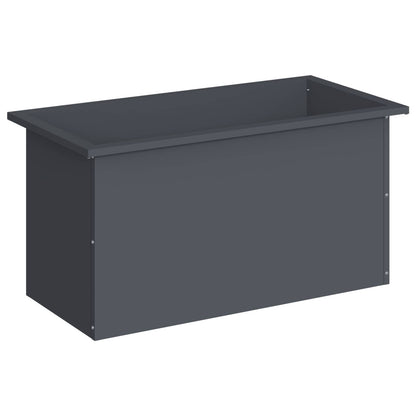 Plantenbak met led Antraciet 40 x 80 x 40 cm Staal