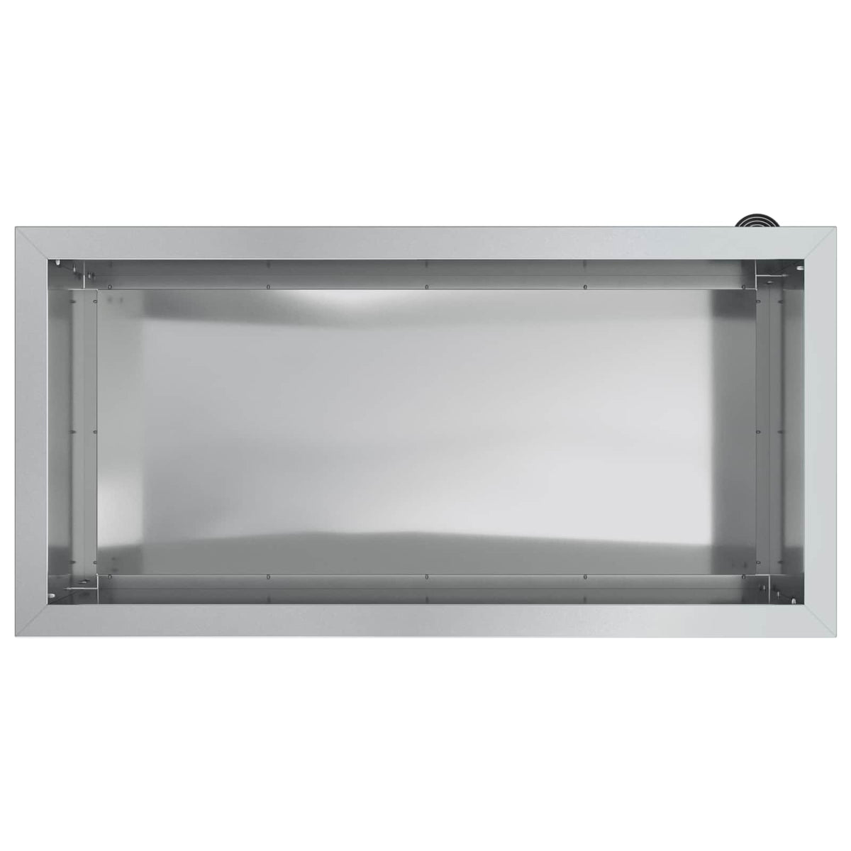 Plantenbak met led zilver 40 x 80 x 40 cm Gegalvaniseerd staal