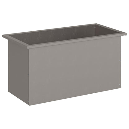 Plantenbak met led Roestkleurig 40 x 80 x 40 cm weervast staal
