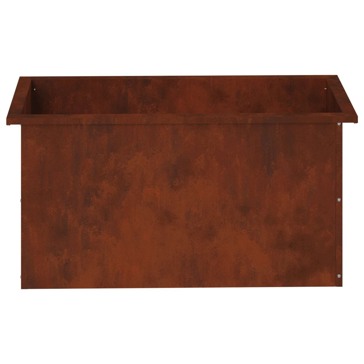Plantenbak met led Roestkleurig 40 x 80 x 40 cm weervast staal