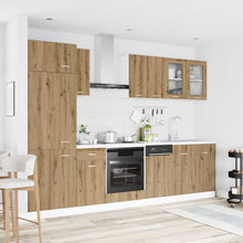 Keuken Eenheid Lyon 8 pcs Artisanaal eiken Bewerkt hout