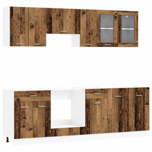Keuken Eenheid Lyon 8 pcs Bewerkt hout