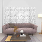 Wall Panels 24 pcs Diamond White 50 x 50 cm XPS Foam