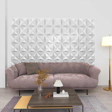 Wandpanelen 24 pcs Origami Wit 50 x 50 cm XPS Schuim