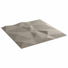Wandpanelen 24 pcs Beton Grijs 50 x 50 cm XPS Schuim