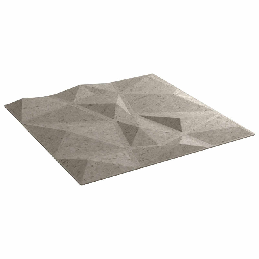 Wandpanelen 48 pcs Beton Grijs 50 x 50 cm XPS Schuim