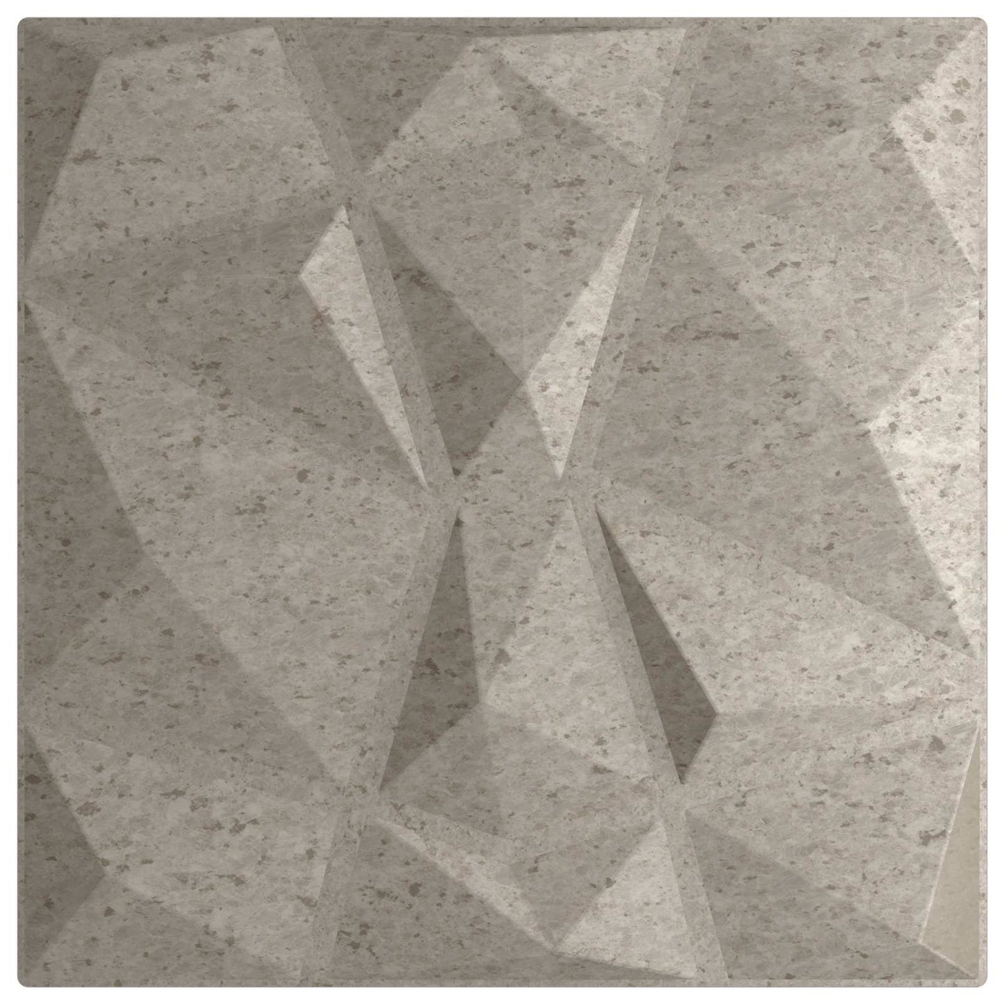 Wandpanelen 48 pcs Beton Grijs 50 x 50 cm XPS Schuim
