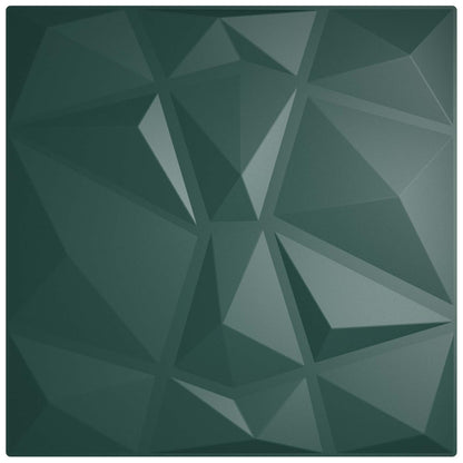 Wandpanelen 24 pcs Groen 50 x 50 cm XPS Schuim