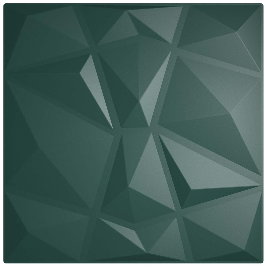 Wandpanelen 24 pcs Groen 50 x 50 cm XPS Schuim