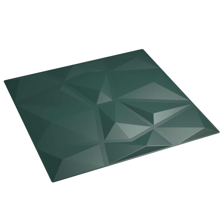 Wandpanelen 48 pcs Groen 50 x 50 cm XPS Schuim