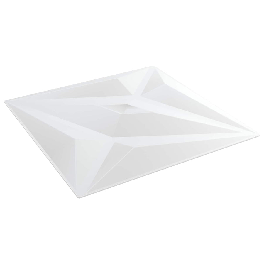 Wandpanelen Ster 12 pcs Witte Ster 50 x 50 cm XPS Schuim