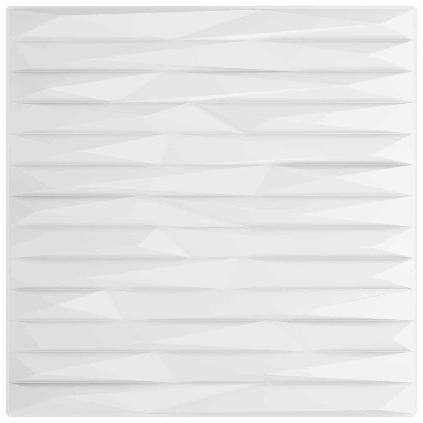 Wandpanelen 24 pcs Wit Steen 50 x 50 cm XPS Schuim
