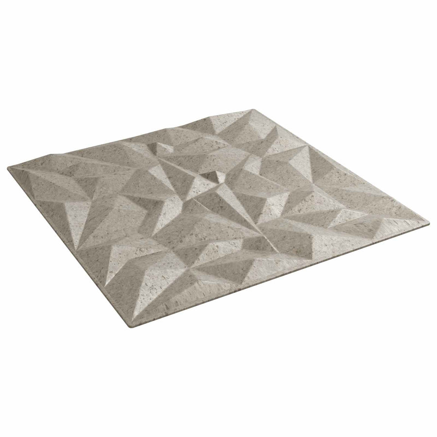 Wandpanelen 12 pcs Amethist Beton 50 x 50 cm XPS Schuim