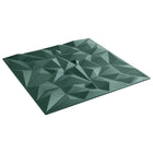 Wall Panels 48 pcs Amethyst Green 50 x 50 cm XPS Foam