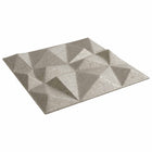 Wall panels 12 pcs Diamond Concrete 50 x 50 cm XPS Foam