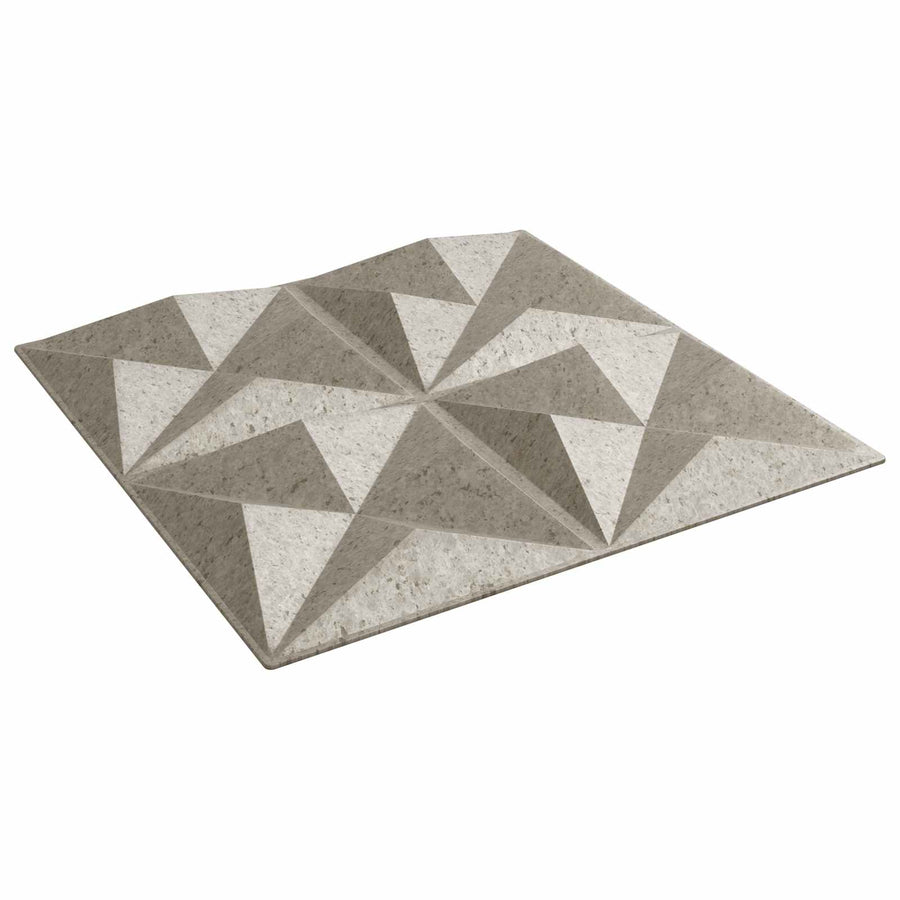 Wandpanelen 12 pcs Origami Beton 50 x 50 cm XPS Schuim