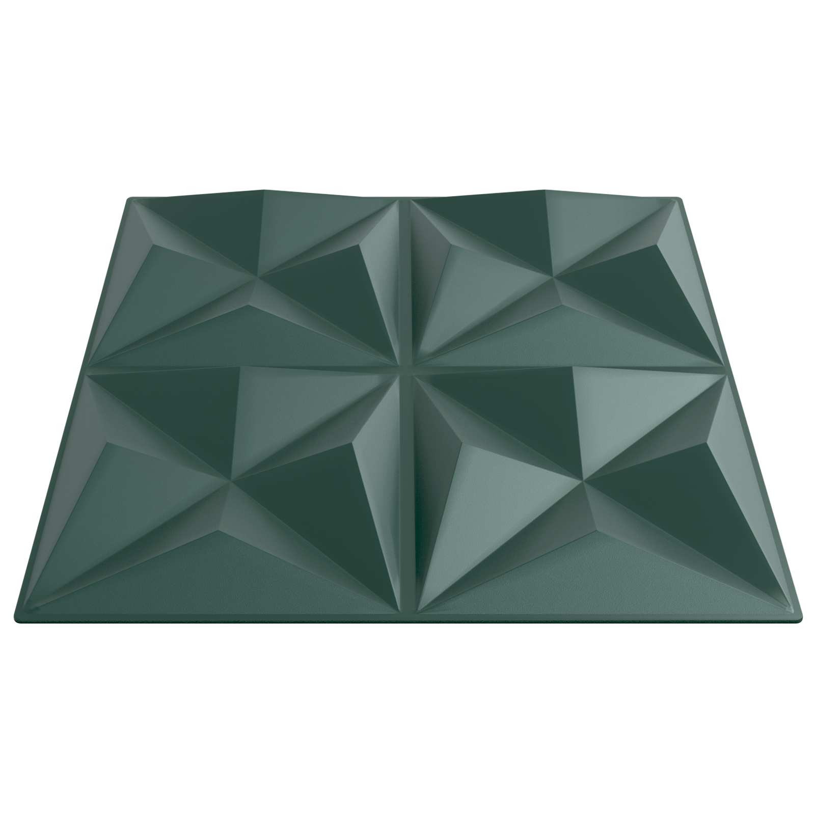 Wandpanelen 48 pcs Origami Groen 50 x 50 cm XPS Schuim