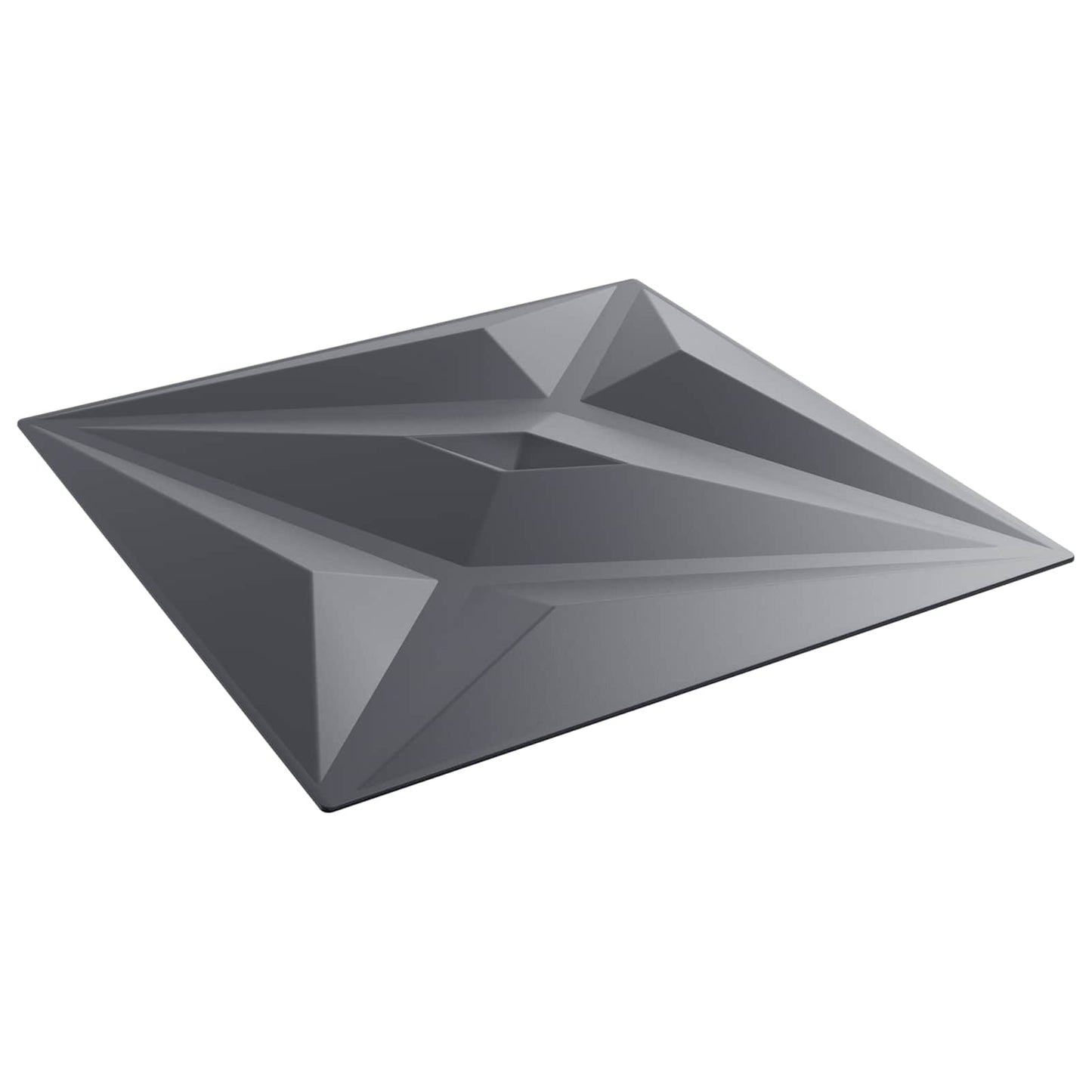 Wandpanelen Ster 48 pcs Ster Grijs 50 x 50 cm XPS Schuim