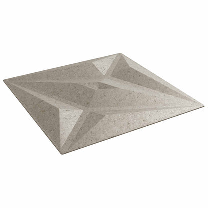 Wandpanelen Ster 48 pcs Ster Beton 50 x 50 cm XPS Schuim