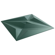 Wandpanelen Ster groen 12 stuks 50x50 cm XPS schuim